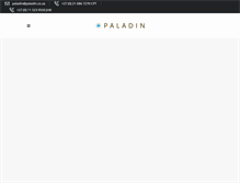 Tablet Screenshot of paladin.co.za